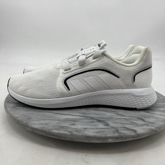 Adidas Womens 9 Running Shoes White Black Edge Lux 5 Athletic Sneakers Jogging - Picture 4 of 12